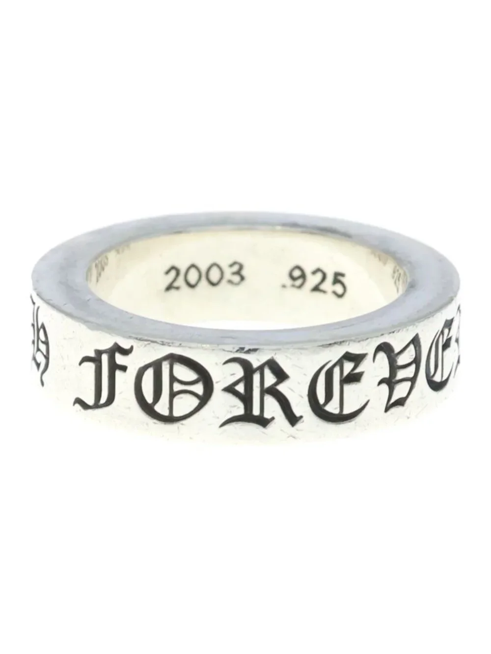 Chrome Hearts Spacer Forever Ring Silver